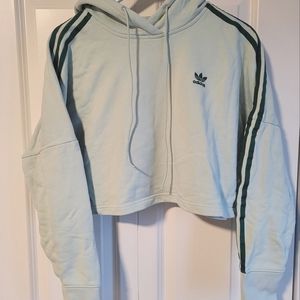 ADIDAS Cropped Hooded Sweatshirt